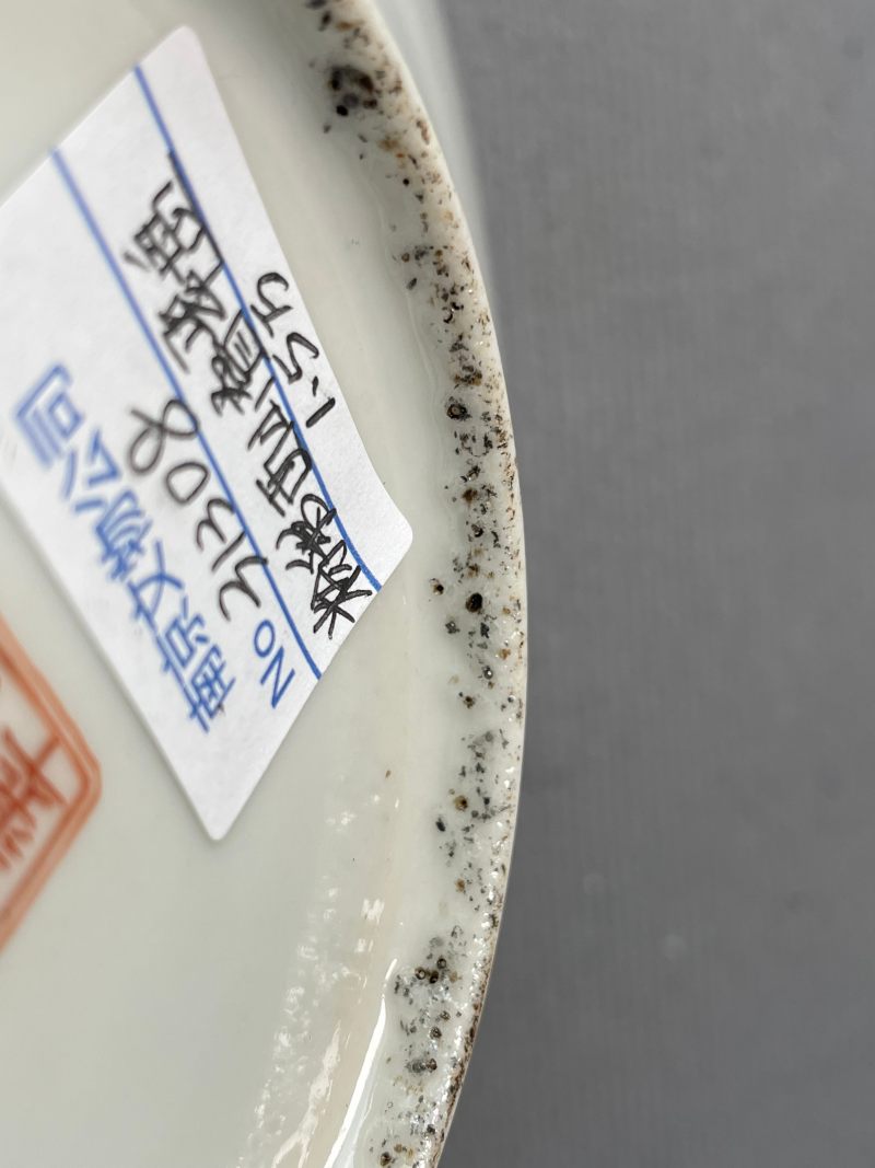 清道光 粉彩西山叠翠盘 - 图18