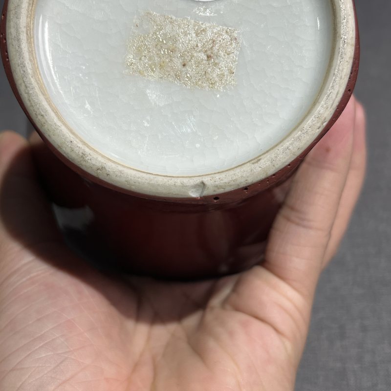 清红釉窑变梅瓶 - 图11