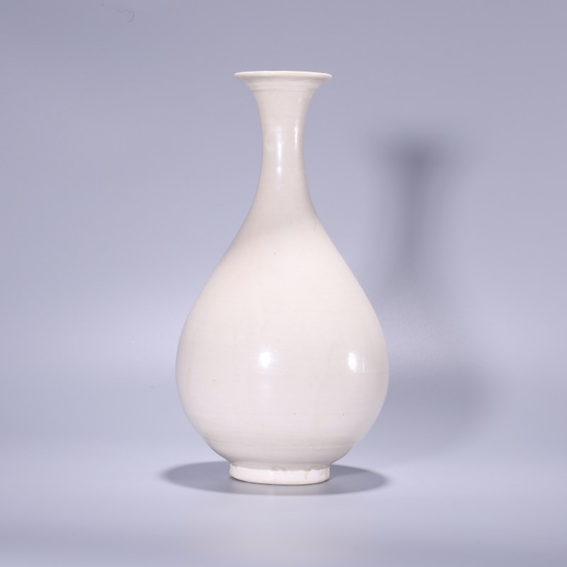 明代 白釉玉壶春瓶