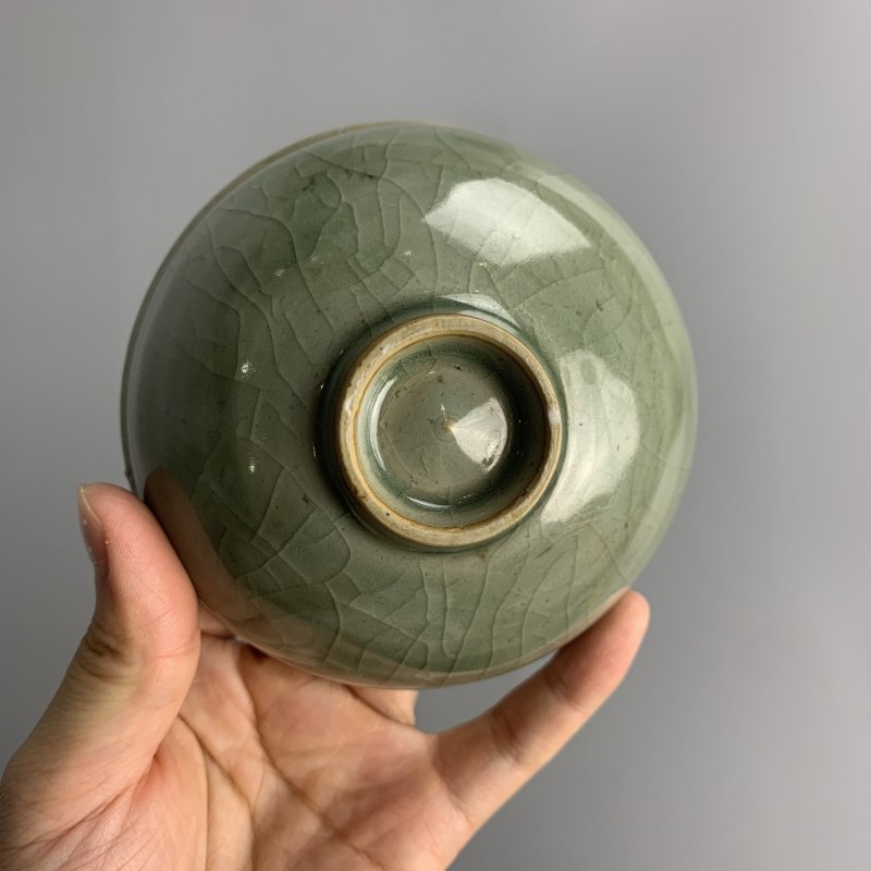 明代 龙泉窑束口盏 - 图7