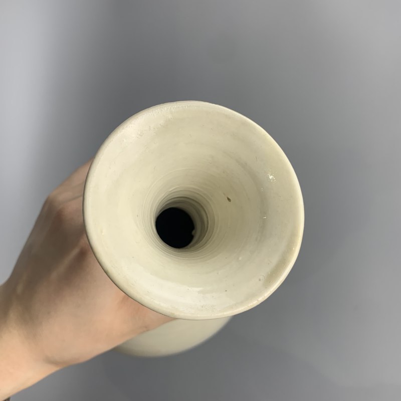 明代 白釉玉壶春瓶 - 图5