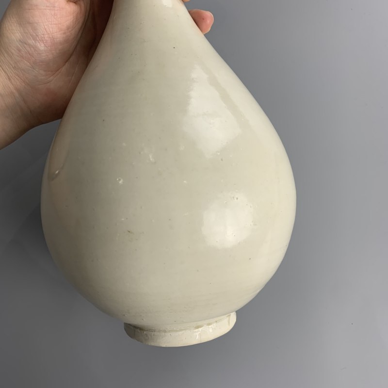 明代 白釉玉壶春瓶 - 图9