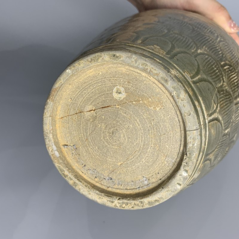 明代 青黄釉刻鸾凤和鸣梅瓶 - 图17