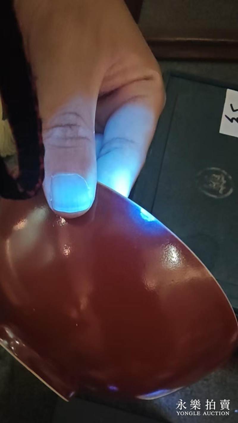 清雍正 霁红釉碗 - 图5