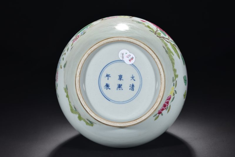 清 粉彩花卉纹玉壶春瓶 - 图6