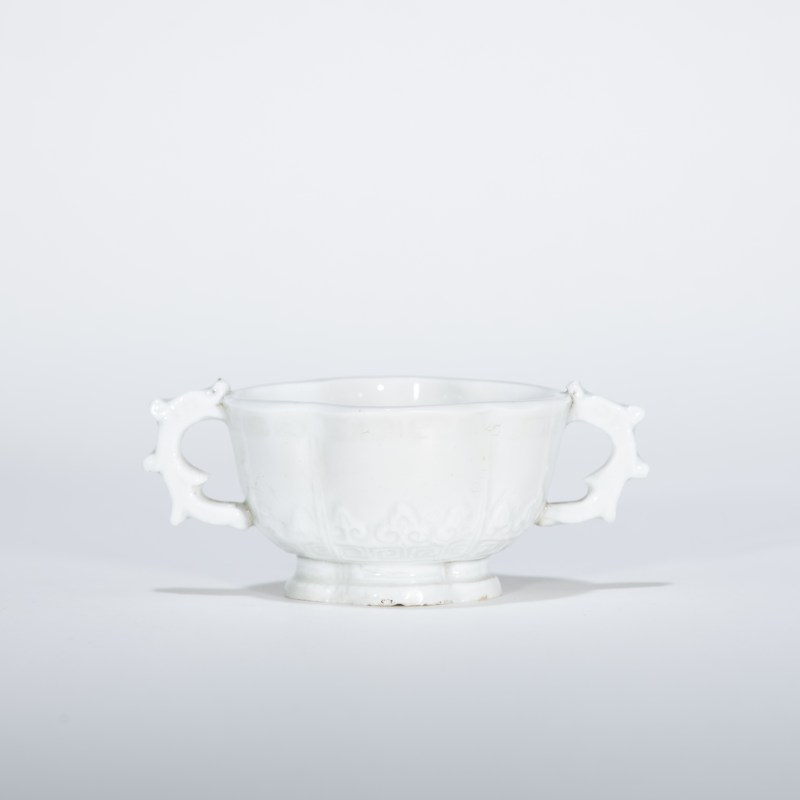 清康熙 德化窑双龙杯 - 图1