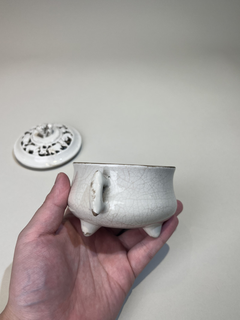 清 漳窑熏炉 - 图3