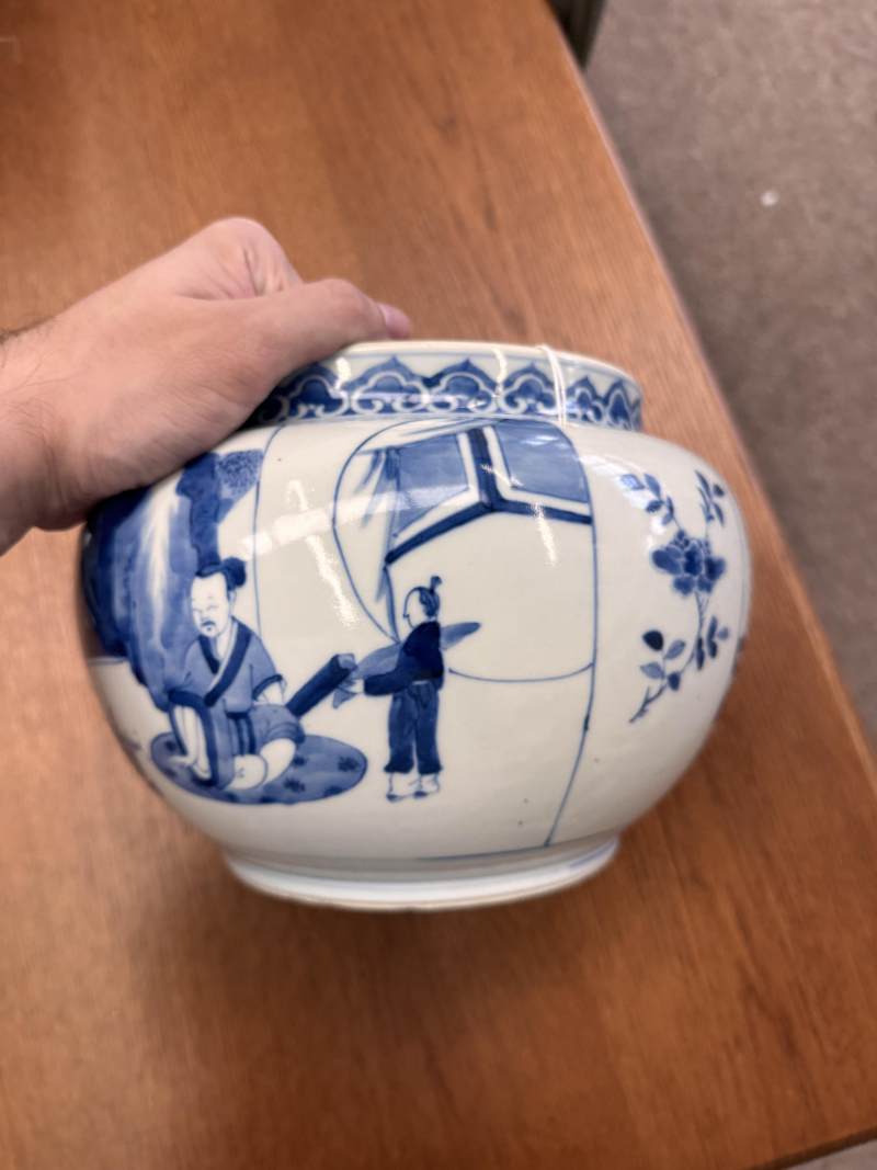 清康熙 青花人物故事圖罐 | Santos Collection | A Chinese blue and white 'figural' jar, Qing dynasty, Kangxi period - 图20