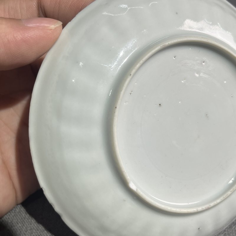 清雍正粉彩大吉图杯碟一套 - 图16