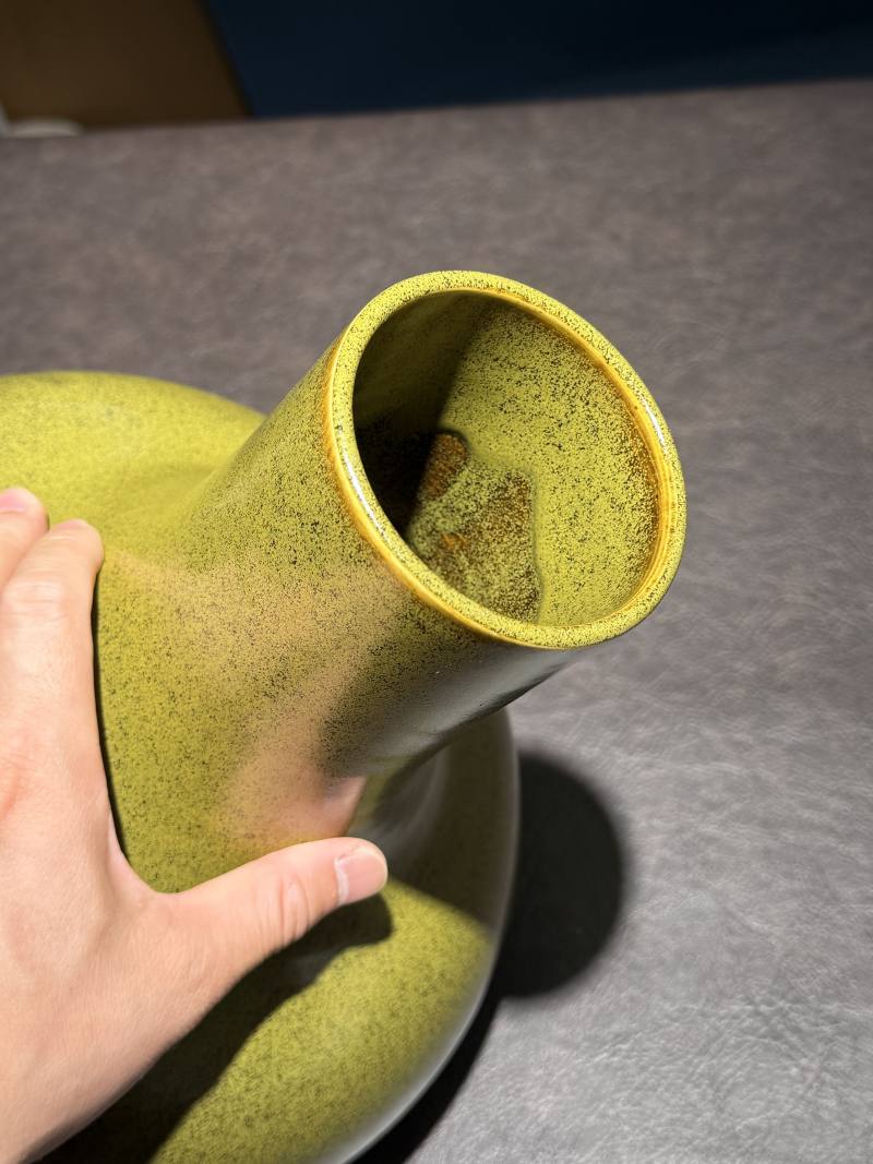19世纪 茶叶末釉荸荠瓶 - 图7