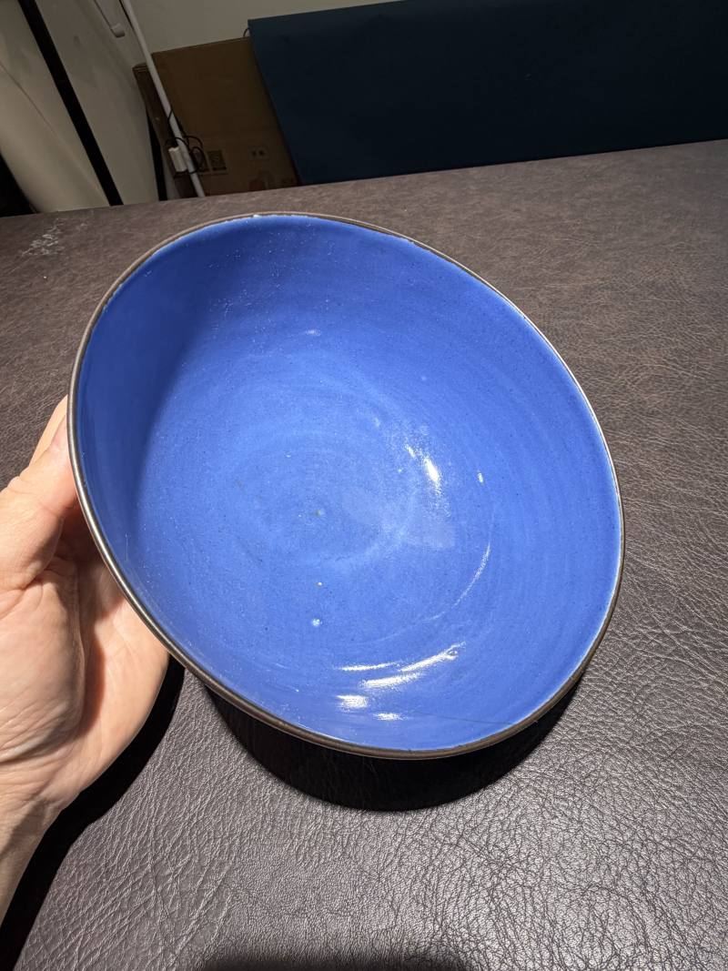 明嘉靖 回青料敦式碗 - 图5