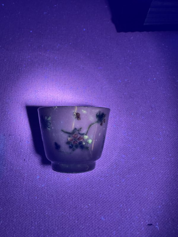 清 粉彩花卉纹杯一对 - 图17