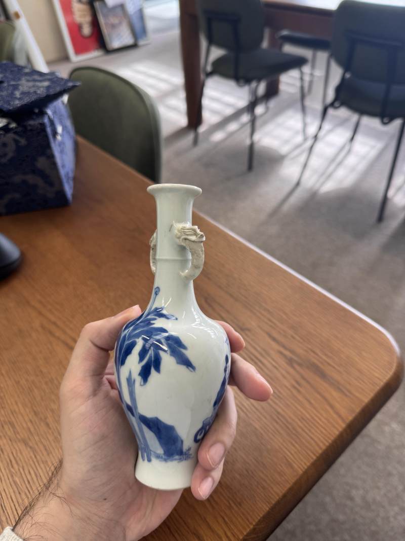 清康熙 青花奏樂圖雙耳瓶 | Santos Collection | A fine Chinese blue and white 'musicians' twin-handled vase, Qing dynasty, Kangxi period - 图18