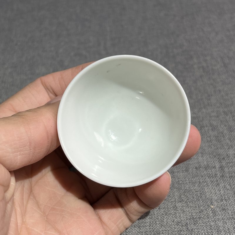 清光绪粉彩花鸟茶圆 - 图8