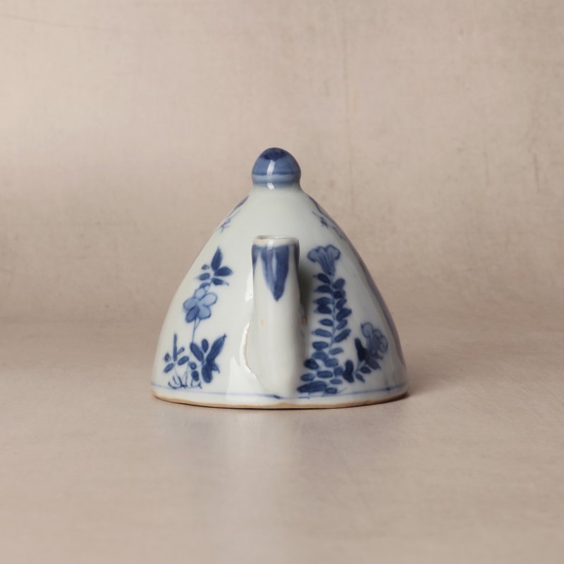 清康熙 青花仕女圖水滴 | Santos Collection | A rare Chinese blue and white 'ladies' water dropper, Qing dynasty, Kangxi period - 图4