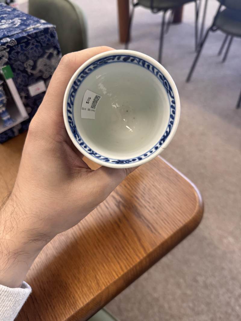 清康熙 青花花卉紋高足盃 | Santos Collection | A Chinese blue and white goblet, Qing dynasty, Kangxi period - 图7