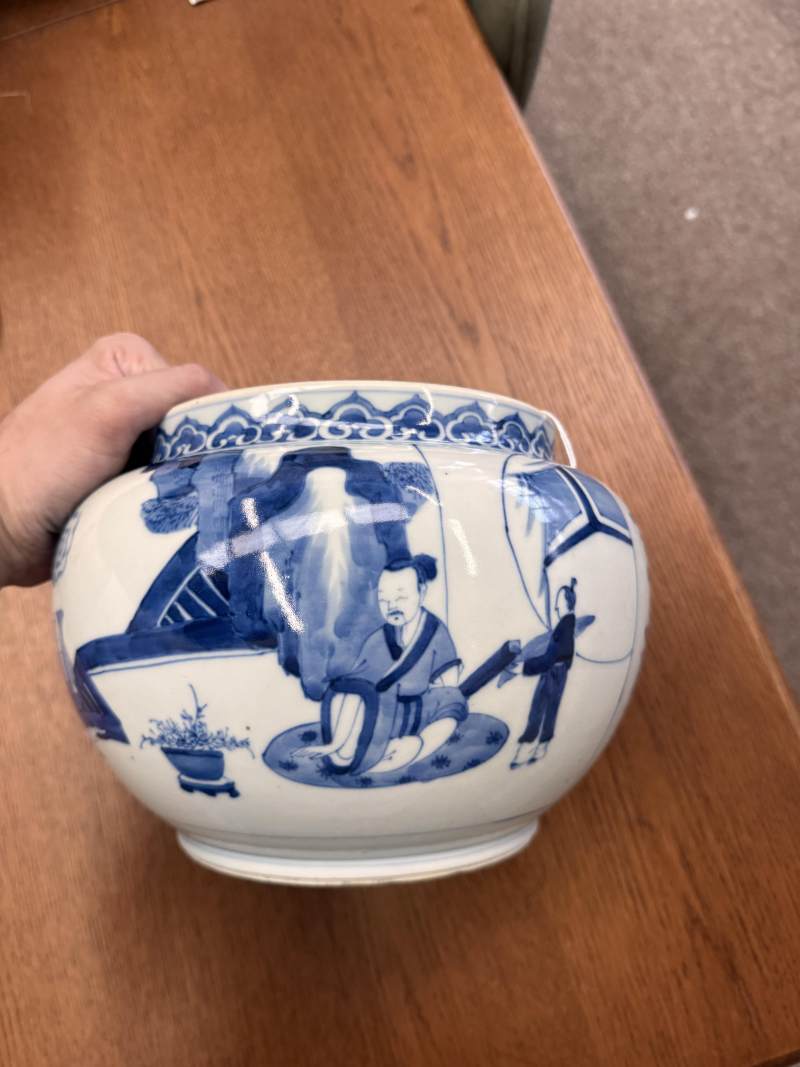 清康熙 青花人物故事圖罐 | Santos Collection | A Chinese blue and white 'figural' jar, Qing dynasty, Kangxi period - 图23