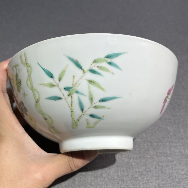 清光绪粉彩癞瓜碗 - 图6