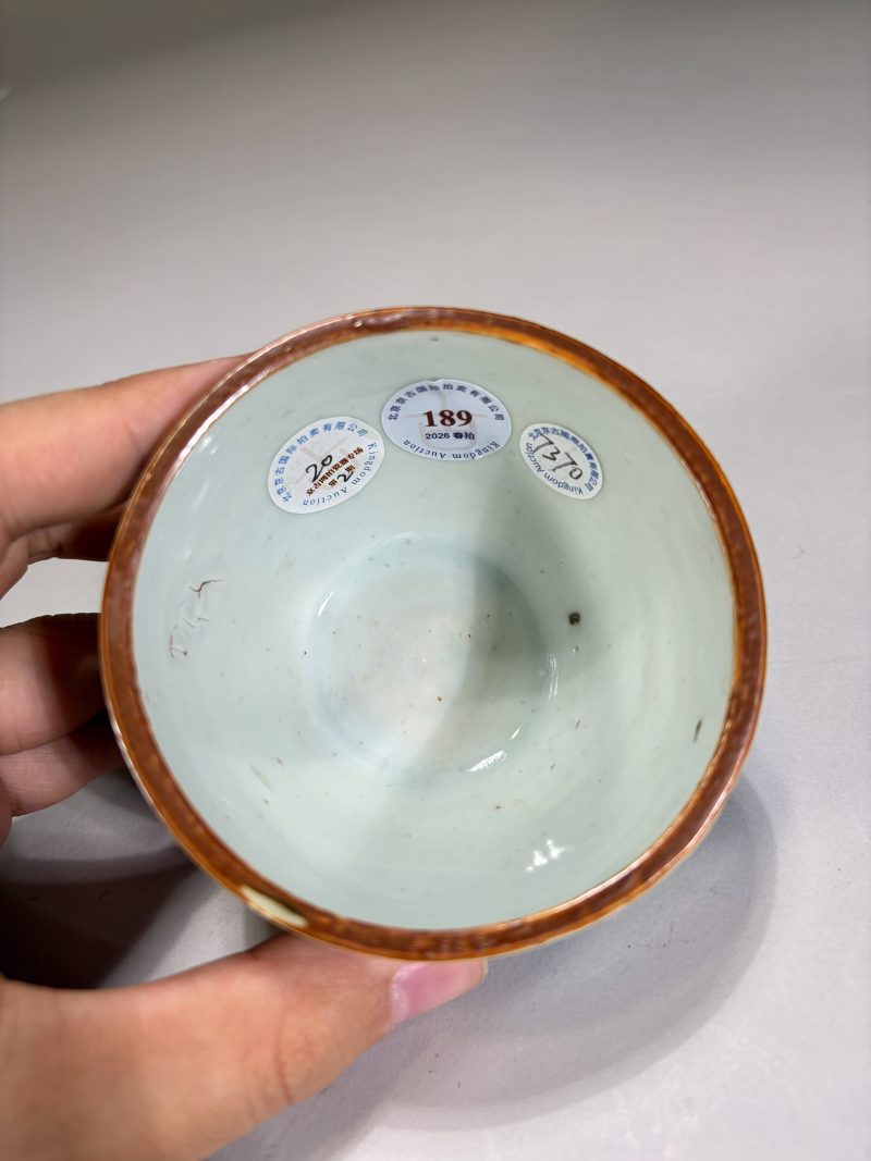 清早期 青花高士纹小案缸 - 图8