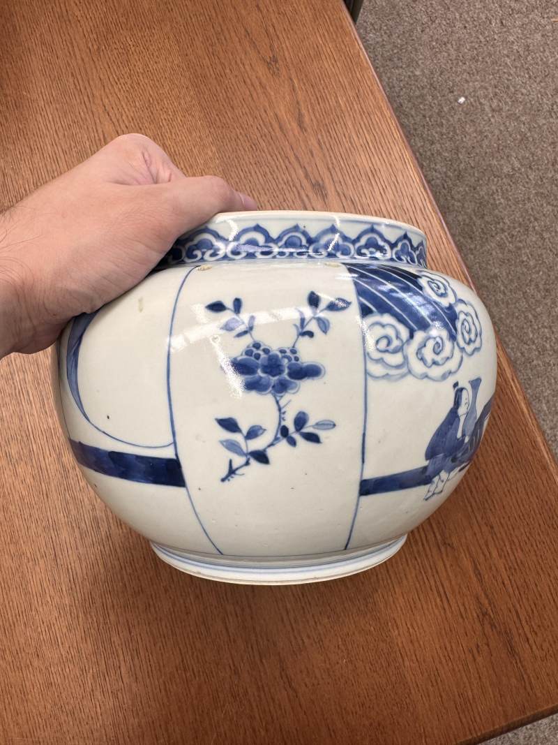清康熙 青花人物故事圖罐 | Santos Collection | A Chinese blue and white 'figural' jar, Qing dynasty, Kangxi period - 图3