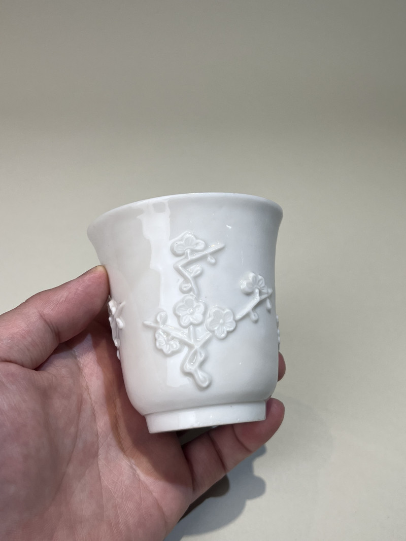 十七世纪 德化模印梅花纹杯 - 图6