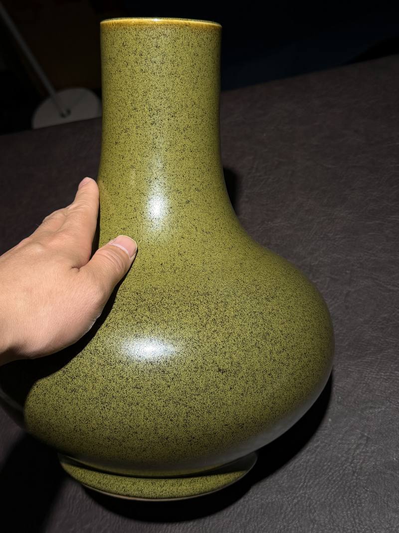 19世纪 茶叶末釉荸荠瓶 - 图8