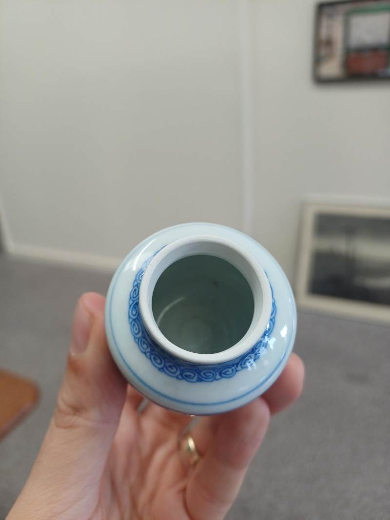 清康熙 青花仕女圖蓋罐 《玉》款 | Santos Collection | A fine Chinese blue and white 'ladies' jar and cover, Qing dynasty, Kangxi period - 图8