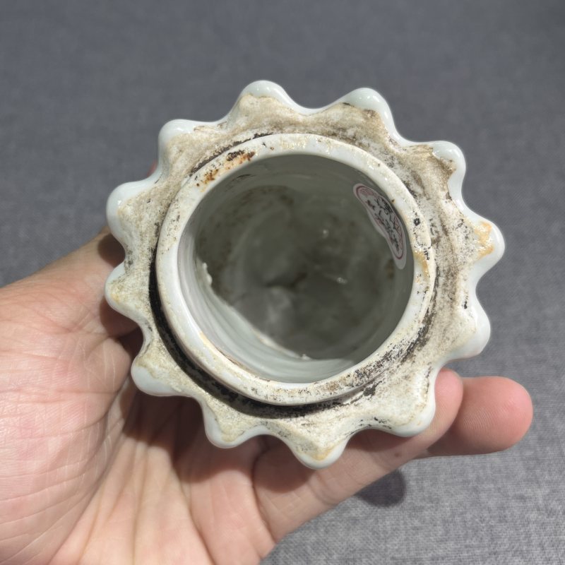清白釉瑞兽香薰 - 图8