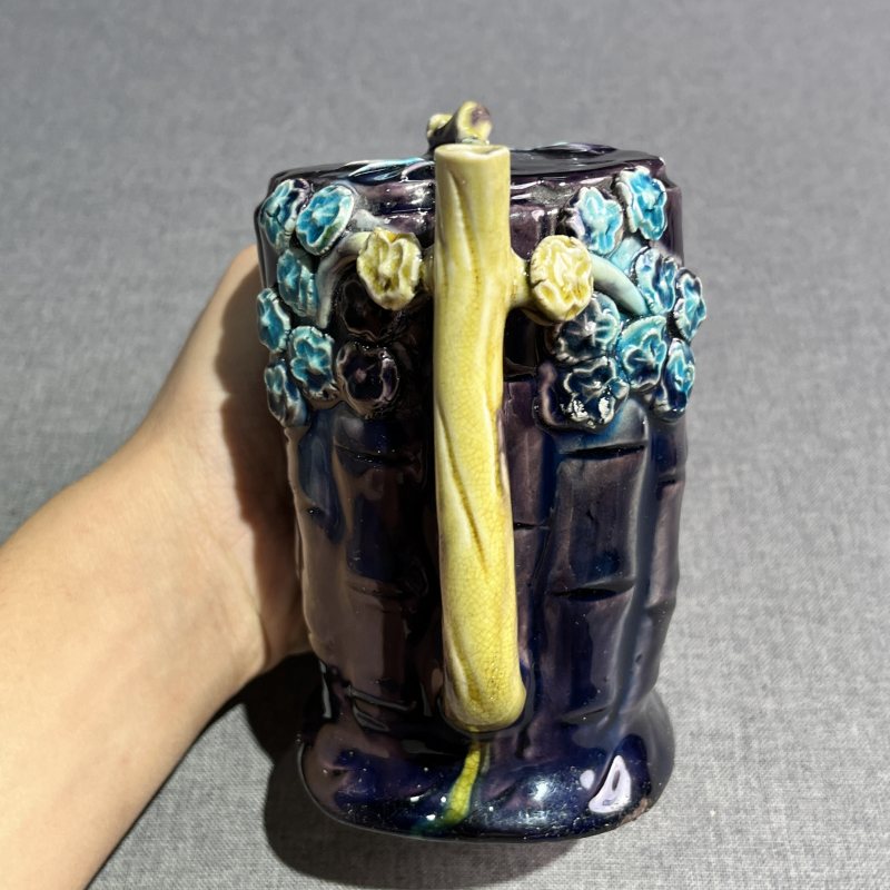 清康熙珐华竹节倒流壶 - 图7