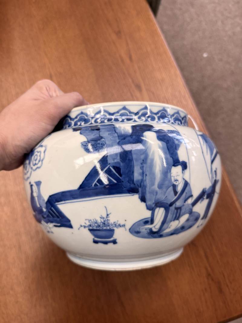 清康熙 青花人物故事圖罐 | Santos Collection | A Chinese blue and white 'figural' jar, Qing dynasty, Kangxi period - 图14