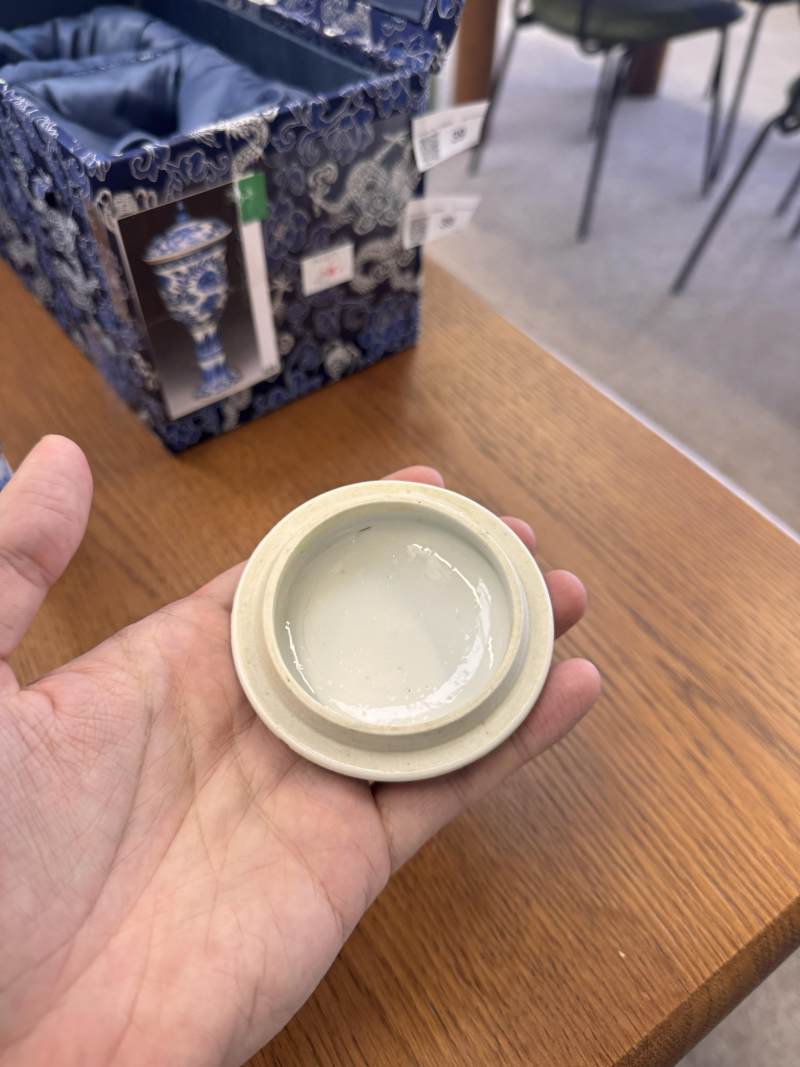 清康熙 青花花卉紋高足蓋盃 | Santos Collection | A Chinese blue and white goblet and cover, Qing dynasty, Kangxi period - 图21