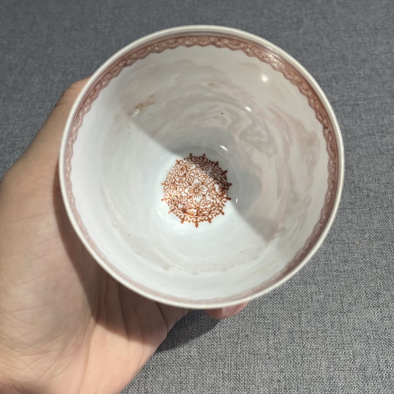 二十世纪矾红山水风景铃铛杯 - 图8