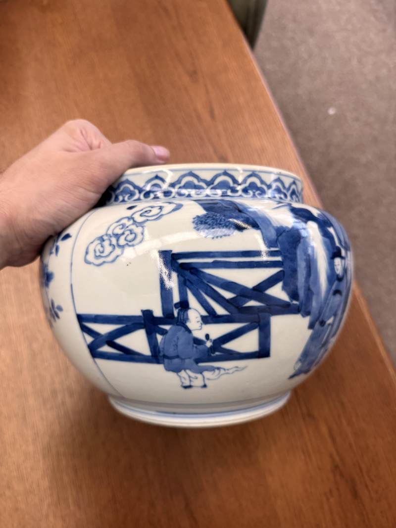 清康熙 青花人物故事圖罐 | Santos Collection | A Chinese blue and white 'figural' jar, Qing dynasty, Kangxi period - 图15