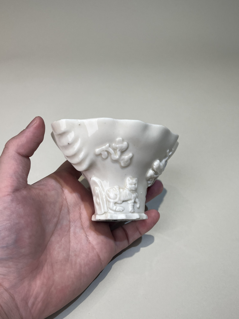 十七世纪 德化龙虎杯 - 图3
