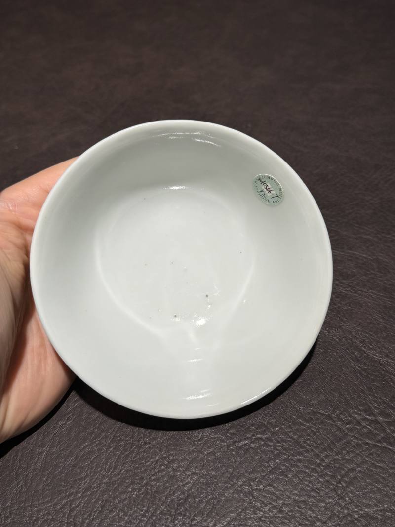 民国 粉彩百花不露地碗一对 - 图14