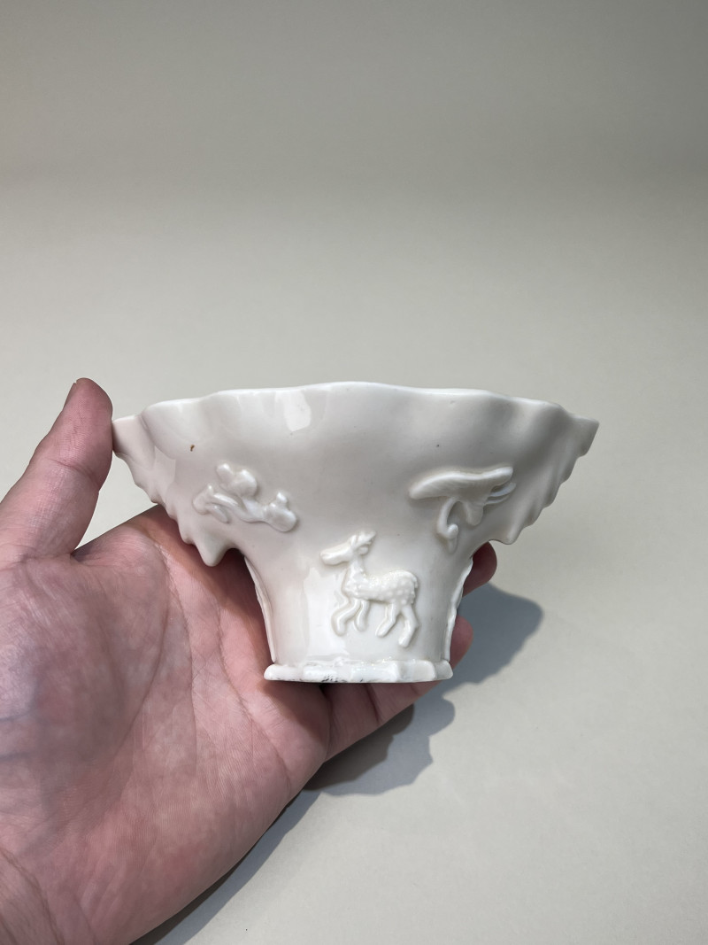 十七世纪 德化龙虎杯 - 图4
