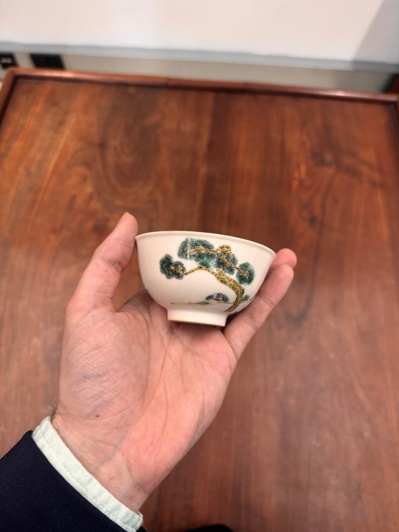 清同治 粉彩仙人圖盌 《同治年製》款 | A Chinese famille-rose 'immortal' bowl, Qing dynasty, Tongzhi period - 图14
