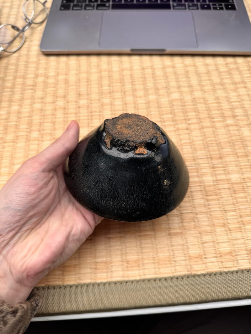 宋 建窰兔毫斗笠盌 | Santos Collection | A Chinese Jian black-glazed 'hare's fur' conical bowl, Song dynasty - 图14