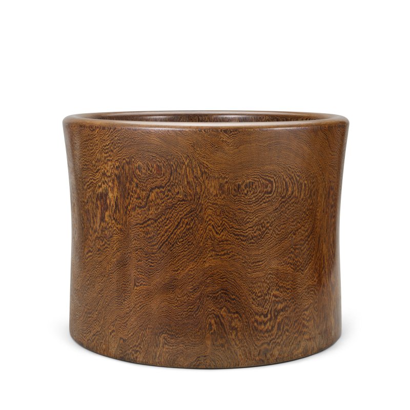 鷄翅木卷缸 | A LARGE JICHIMU SCROLL POT - 图1