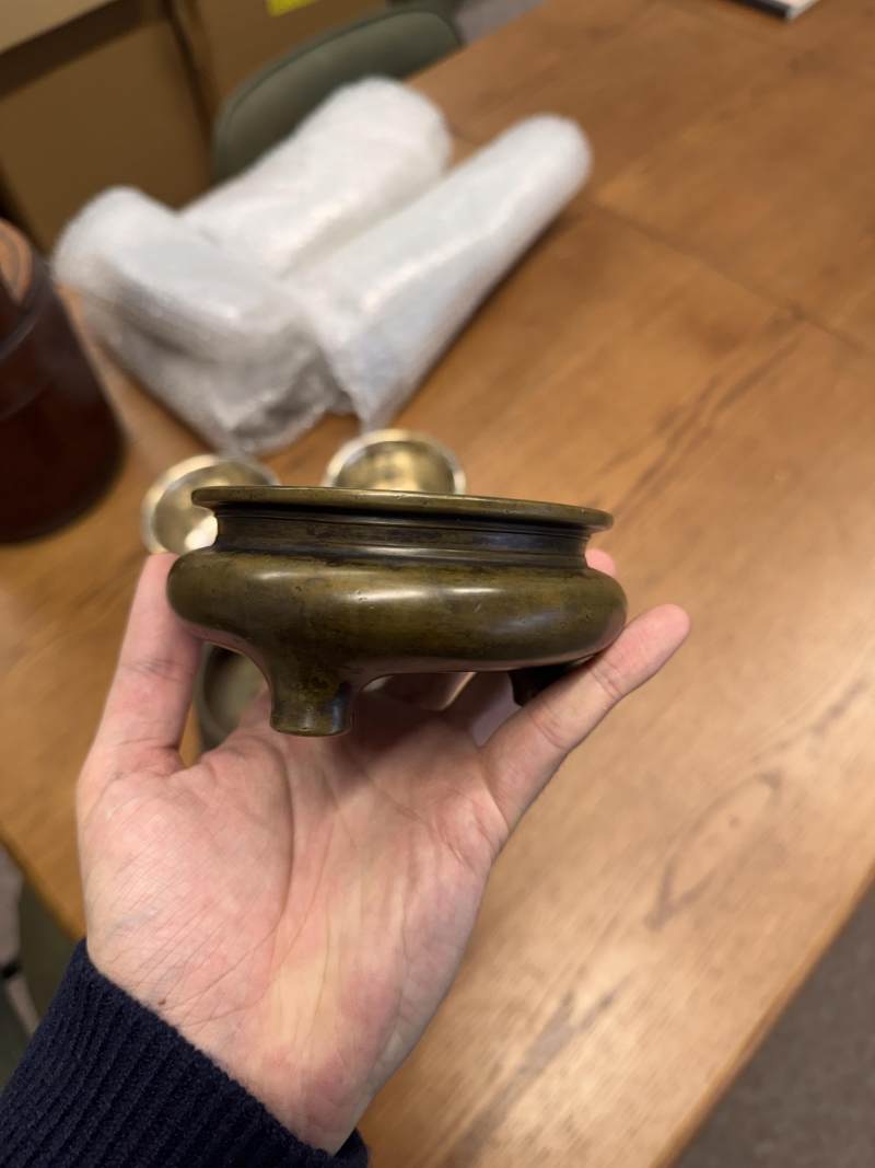 清十九世紀 三足銅爐 | A Chinese bronze tripod censer, Qing dynasty, 19th century - 图19