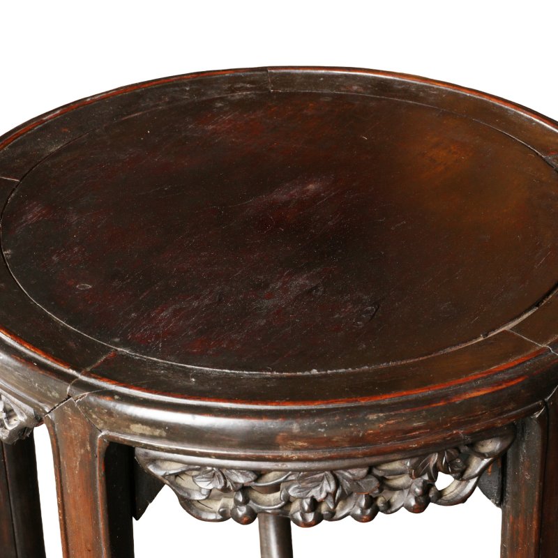 二十世紀 紅木圓高花幾 | A Chinese hongmu tall jardinière stand, 20th century - 图3