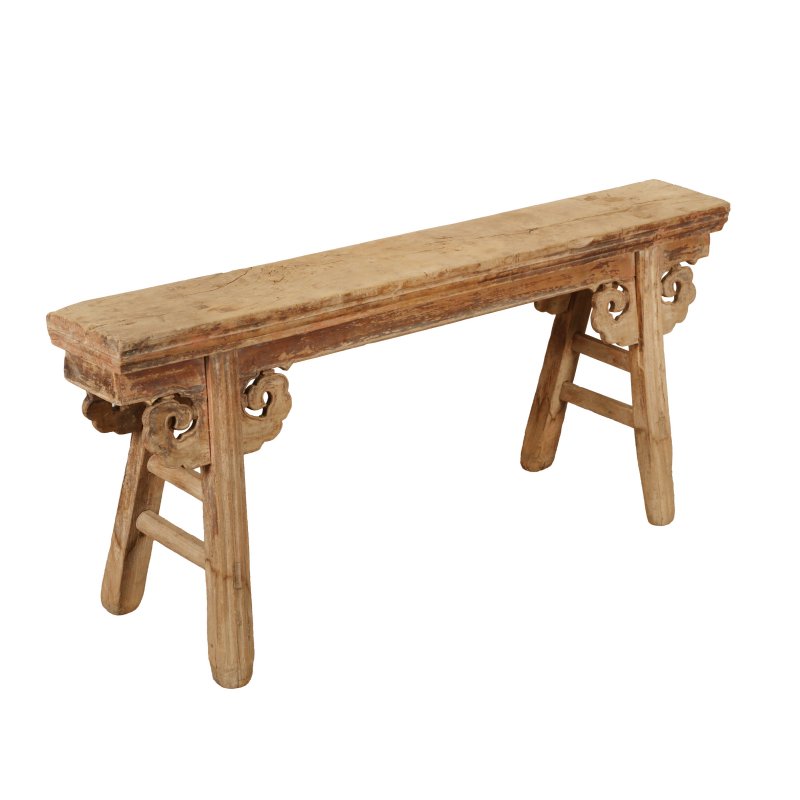 清十九世紀 軟木矮凳 | A Chinese softwood low bench, Qing dynasty, 19th century