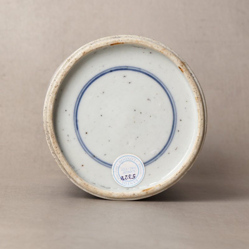 清康熙 青花赤壁賦筆筒 | Santos Collection | A fine Chinese blue and white 'Ode to the Red Cliffs' brushpot, Qing dynasty, Kangxi period - 图3