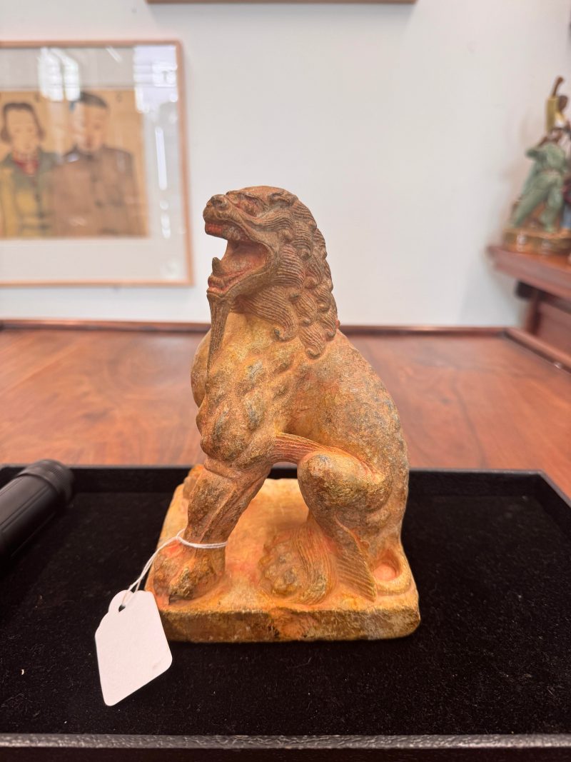 或為唐 大理石雕瑞獅像 | A Chinese marble carving of a lion, possibly Tang dynasty - 图33