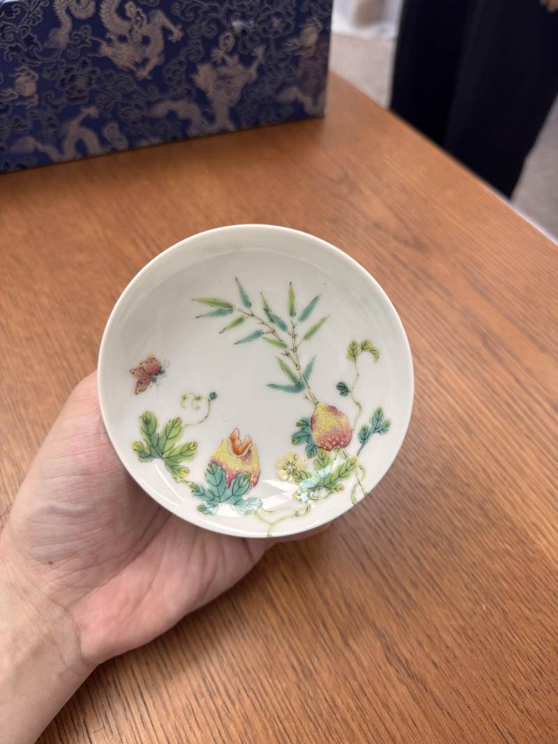 清道光 粉彩癩瓜紋蓋盌一對 《大清道光年製》款 | Santos Collection | A pair of fine Chinese famille-rose 'bitter melon' bowls and covers, Qing dynasty, Daoguang mark and period - 图36