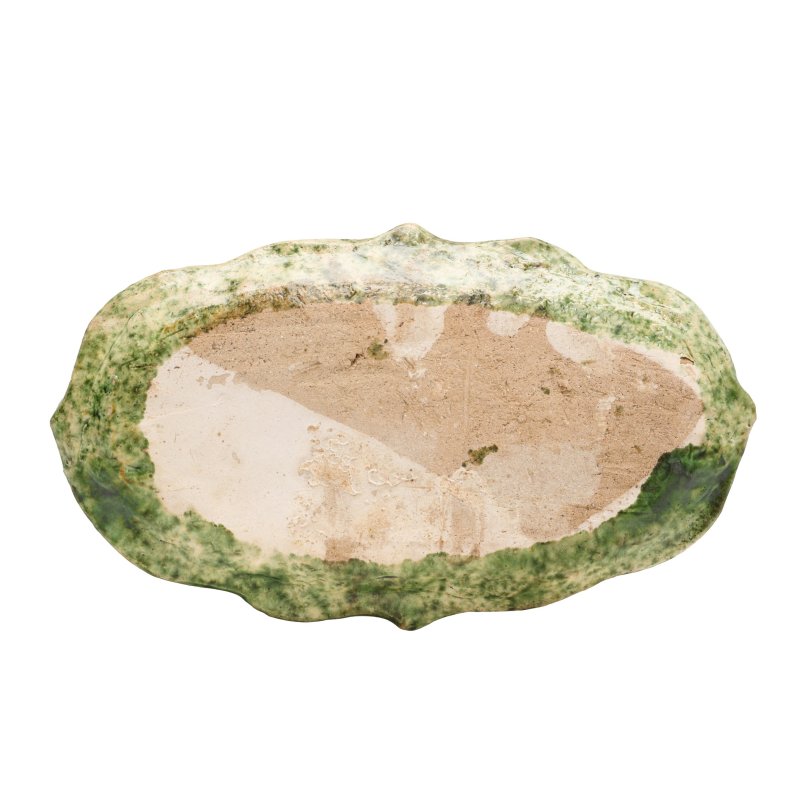 遼 三彩海棠式盤 | A Chinese sancai-glazed quatrefoil dish, Liao dynasty - 图2