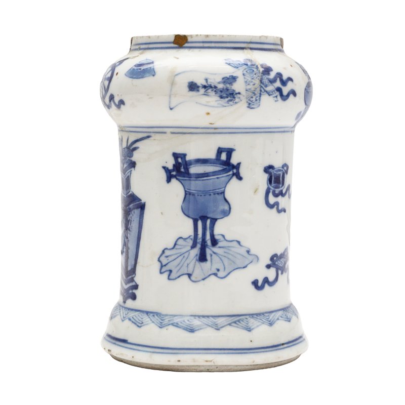 十八/十九世紀 各式青花瓷器一組三件 | A group of Chinese blue and white ceramics. 18th/19th century - 图9