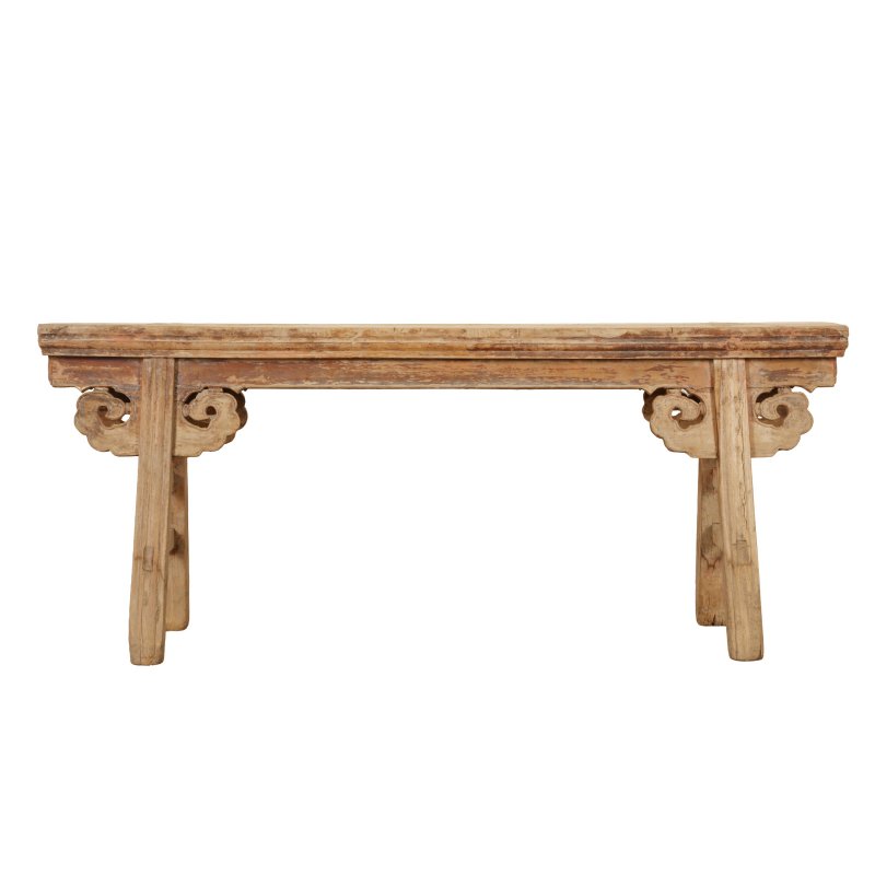 清十九世紀 軟木矮凳 | A Chinese softwood low bench, Qing dynasty, 19th century - 图2