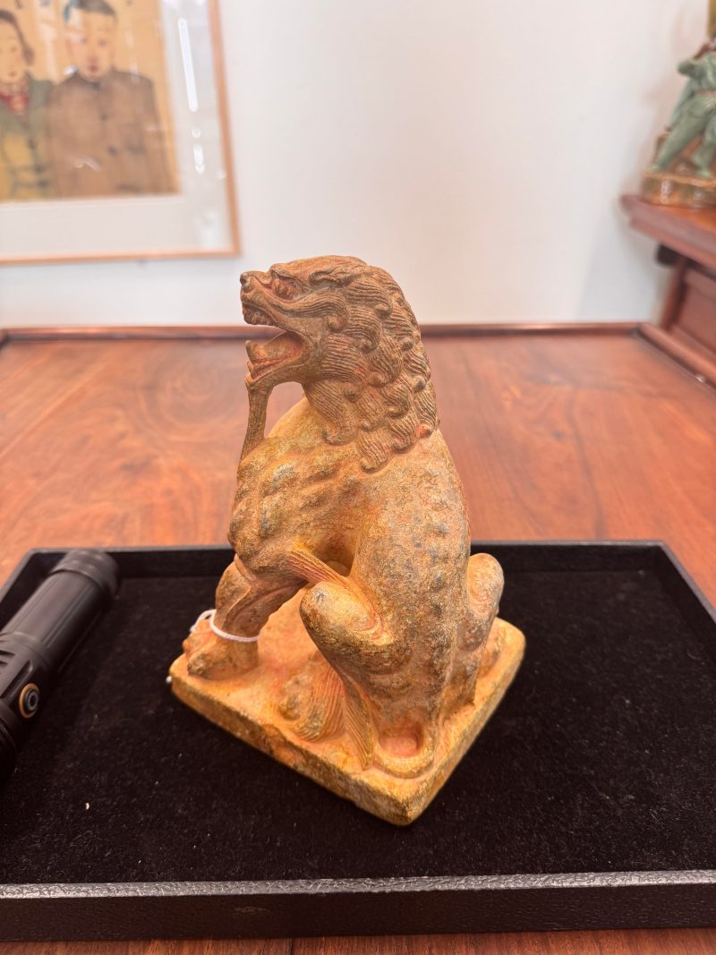 或為唐 大理石雕瑞獅像 | A Chinese marble carving of a lion, possibly Tang dynasty - 图34