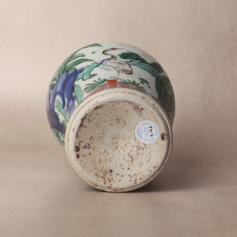 十七世紀 五彩高士圖瓶 | Santos Collection | A Chinese wucai 'official and attendant' vase, 17th century - 图17